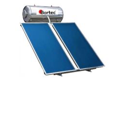 Ηλιακός θερμοσίφωνας 150LT/3m2 glass inox διπλής ενέργειας Bartec Premium