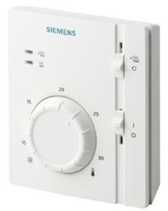 Θερμοστάτης Χώρου Siemens RAA31.26 Επίτοιχος με On/Off Διακόπτη - Λυχνία Led & Διακόπτη Boiler